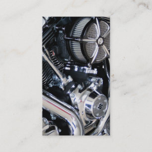 Motorcycle repair mechanic customisation shop business card