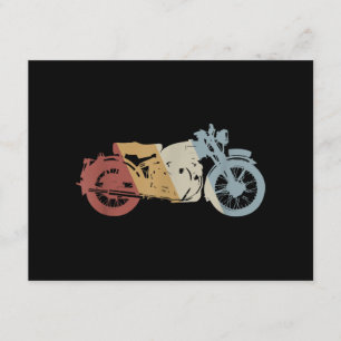 Motorcycle Retro Style Vintage Enclosure Card