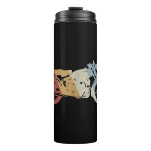 Motorcycle Retro Style Vintage Thermal Tumbler