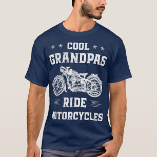 Motorcycle Ride Grandpa Biker Motorcycling Grandfa T-Shirt