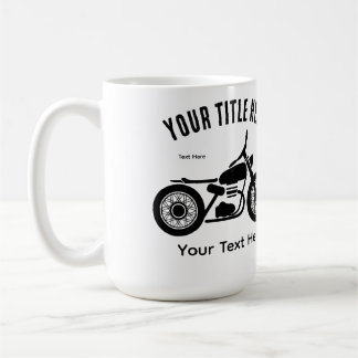 Motorcycle Ride Speed and Freedom Design Coffee Mug