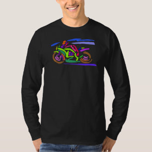 Motorcycle Rider Cafe Racer Sport Bike Riding Race T-Shirt