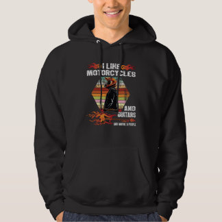 Motorcycle Rider Quote Cool For Guitar Hoodie