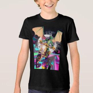 Motorcycle Riding Dragon Tri-Blend Shirt
