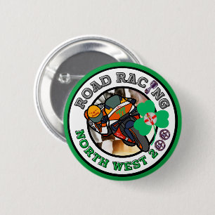 Motorcycle Road Racing - North West 200 6 Cm Round Badge