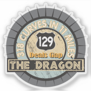 Motorcycle Road The Dragon in Deals Gap