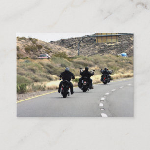 Motorcycle Road Trip - Biker Trio Business Card