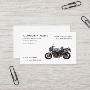 Motorcycle Sales Business Card