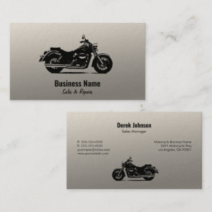 Motorcycle Sales & Service Business Cards