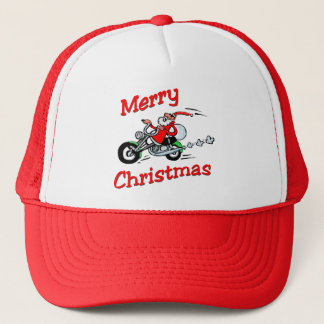 Motorcycle Santa Hat
