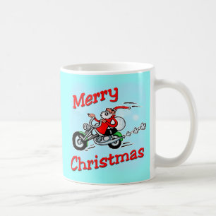 Motorcycle Santa Mug