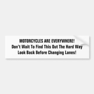 Motorcycle series bumper sticker