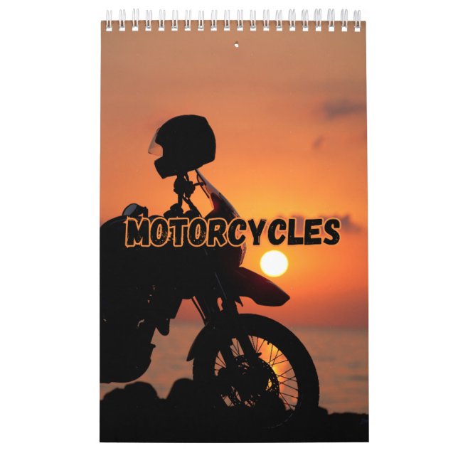 Motorcycle Showcase Collection Wall Calendar (Cover)