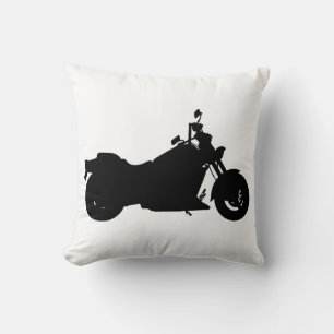 Motorcycle Silhouette Cushion
