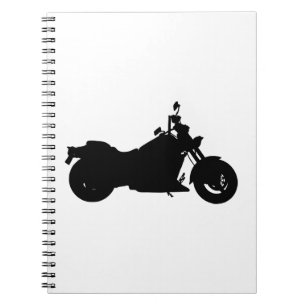 Motorcycle Silhouette Notebook