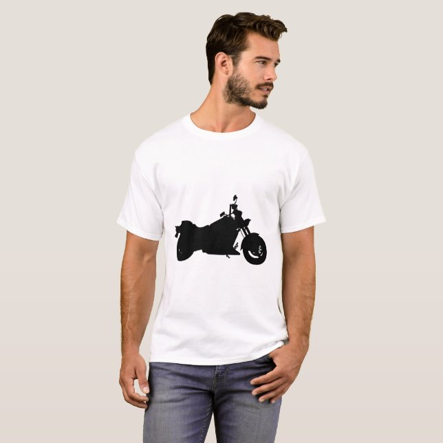 Motorcycle Silhouette T-Shirt (Front Full)