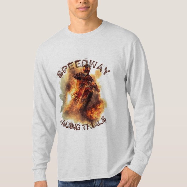 Motorcycle Speedway Racing Trials - Men's T-Shirt (Front)