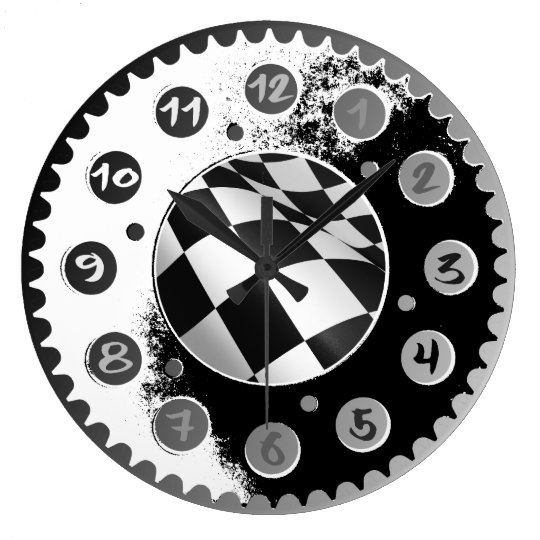 Motorcycle Sprocket Wall Clocks Large Clock Zazzle Co Uk - Large Black Wall Clocks Uk Motorcycle Sprocket Wall Clocks Large Clock Zazzle Co Uk - Large Black Wall Clocks Uk
