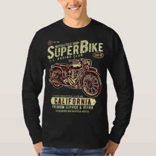 Motorcycle Super Bike Custom Classic Bike Shop Vin T-Shirt