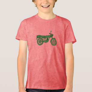 Motorcycle T-Shirt Kids  Tri-Blend Shirt