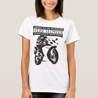 Motorcycle T-Shirt - Objects In Mirror