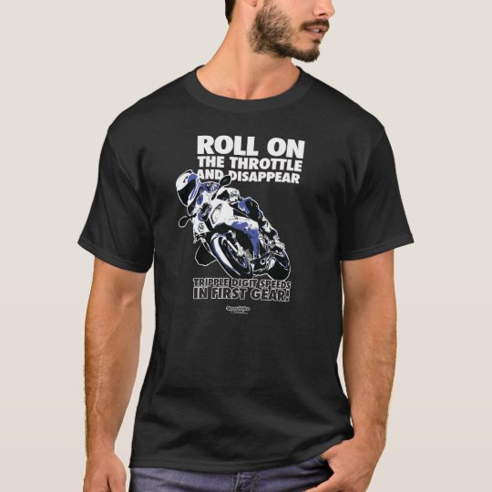 Motorcycle T-Shirt - Roll On Throttle