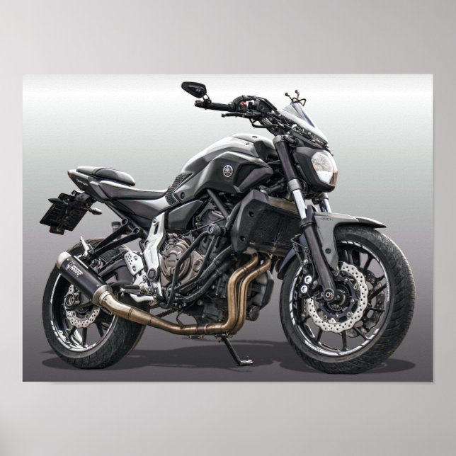 Motorcycle - The Bald Bike Poster (Front)