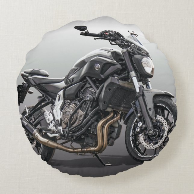 Motorcycle - The Dream Bike Round Cushion (Back)