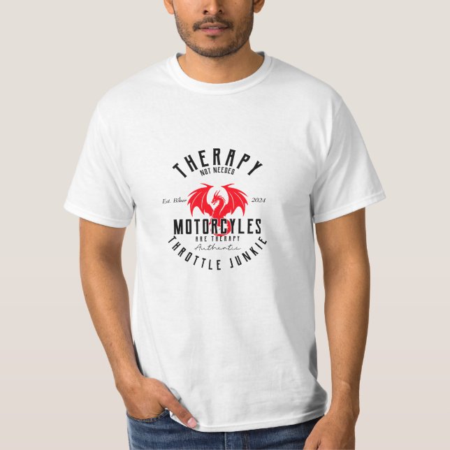 Motorcycle Therapy T-Shirt (Front)