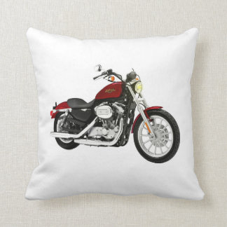 Motorcycle Throw Pillow