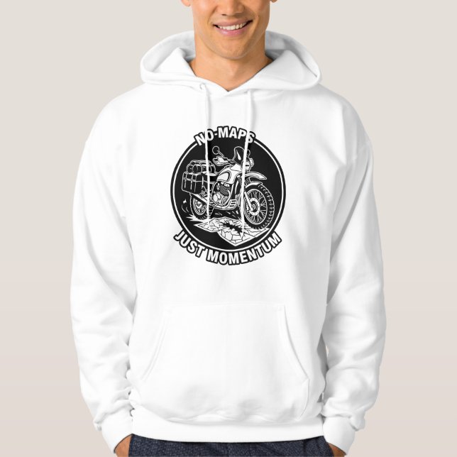 Motorcycle Touring Freedom Mindset Hoodie (Front)