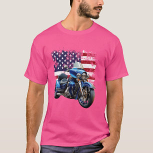 Motorcycle Trike American Rider MotorTrike USA Fla T-Shirt