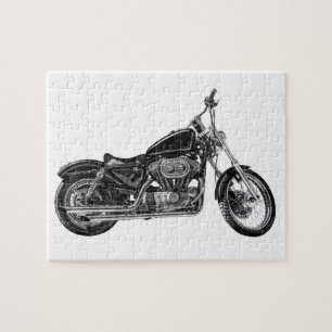 Motorcycle V Jigsaw Puzzle