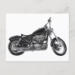 Motorcycle V Postcard