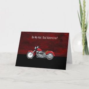 Motorcycle Valentine's Day Card