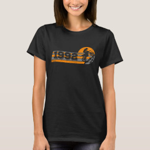 Motorcycle Vintage 1992 Birthday Motorbike Motorcr T-Shirt