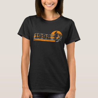 Motorcycle Vintage 1992 Birthday Motorbike Motorcr T-Shirt
