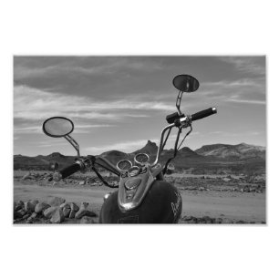 Motorcycle West Photo Print