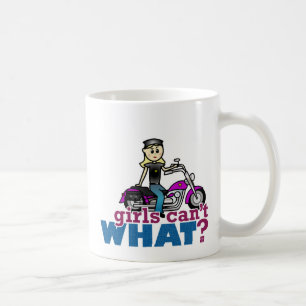 Motorcycle Woman Coffee Mug