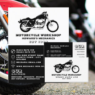 Motorcycle Workshop, Mechanic & Repair Advertising Flyer