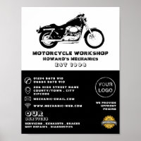 Motorcycle Workshop, Mechanic & Repair Advertising