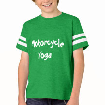 Motorcycle Yoga Football T-Shirt