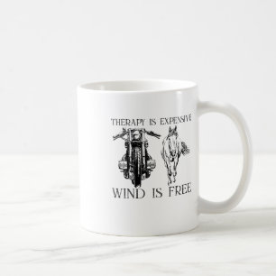 Motorcycles Biker Racer Horseback Riding Horse Gif Coffee Mug