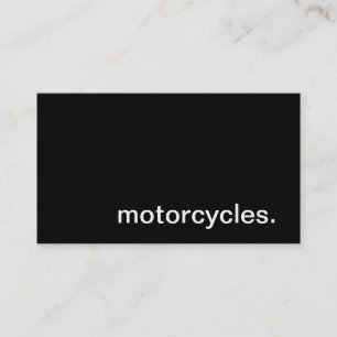 Motorcycles Business Card