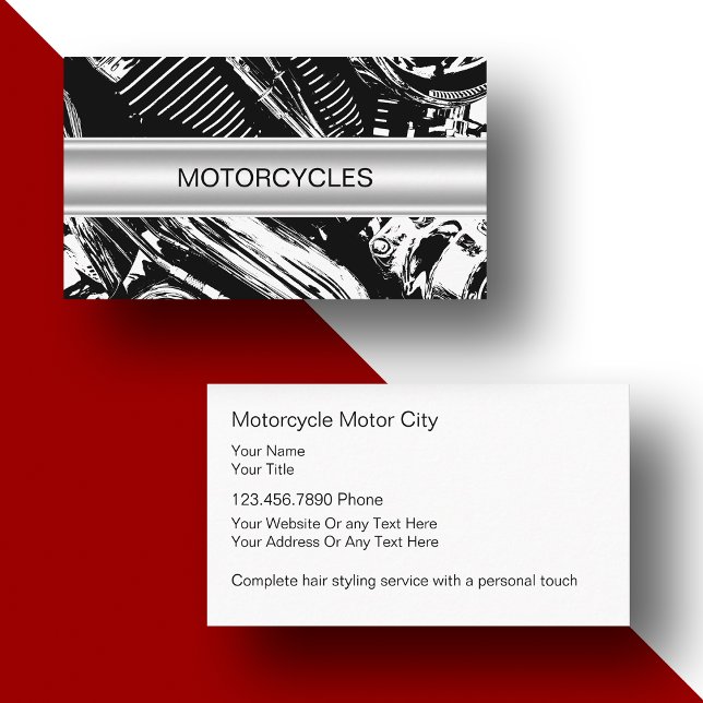 Motorcycles Business Cards (Creator Uploaded)