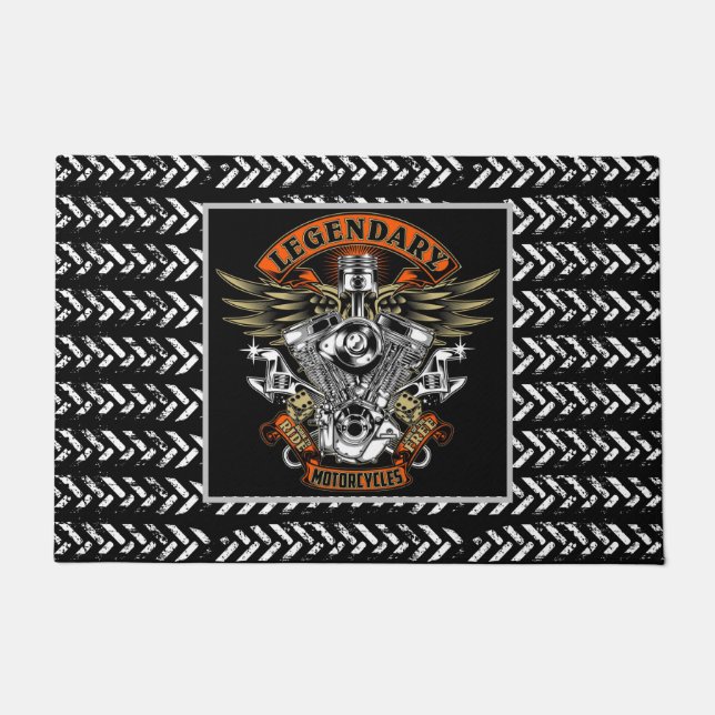 Motorcycles Doormat (Front)