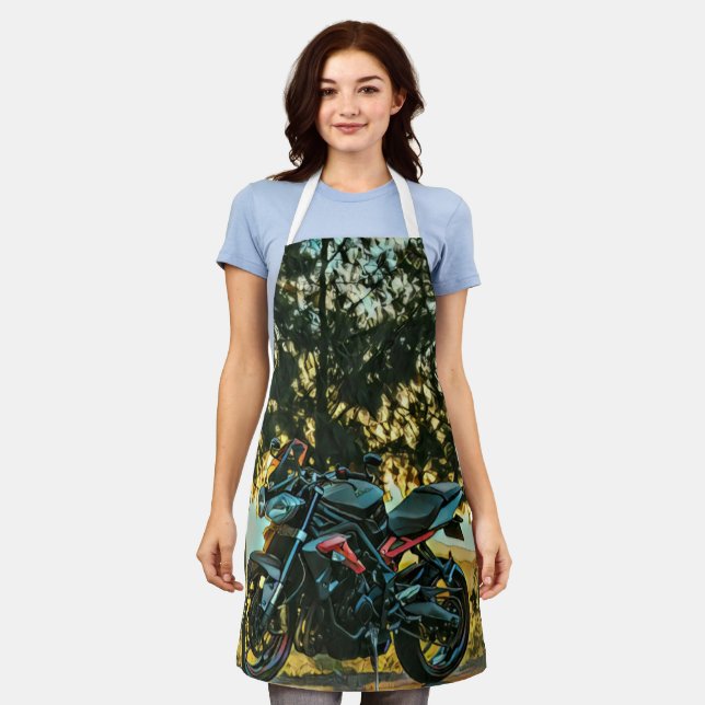 Motorcycles gift apron (Worn)