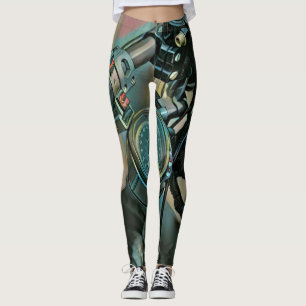 Motorcycles gift leggings