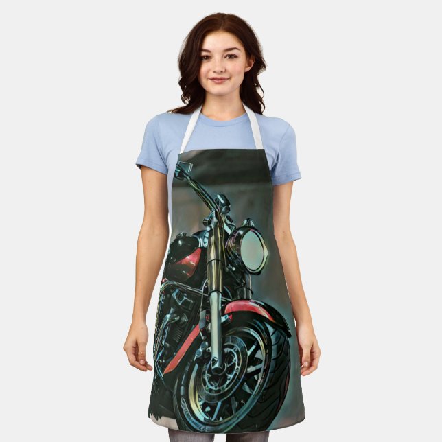 Motorcycles gifts apron (Worn)