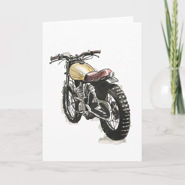 Motorcycles in Ink III Card (Front)
